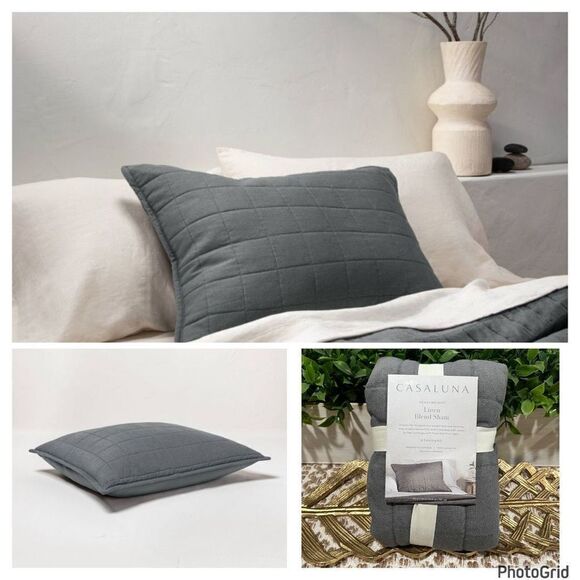 Casaluna Heavyweight Linen Sham - Picture 1 of 1
